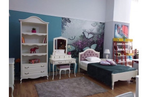 Односпальная кровать Авиньон MUR-111-01/1 с каретной стяжкой